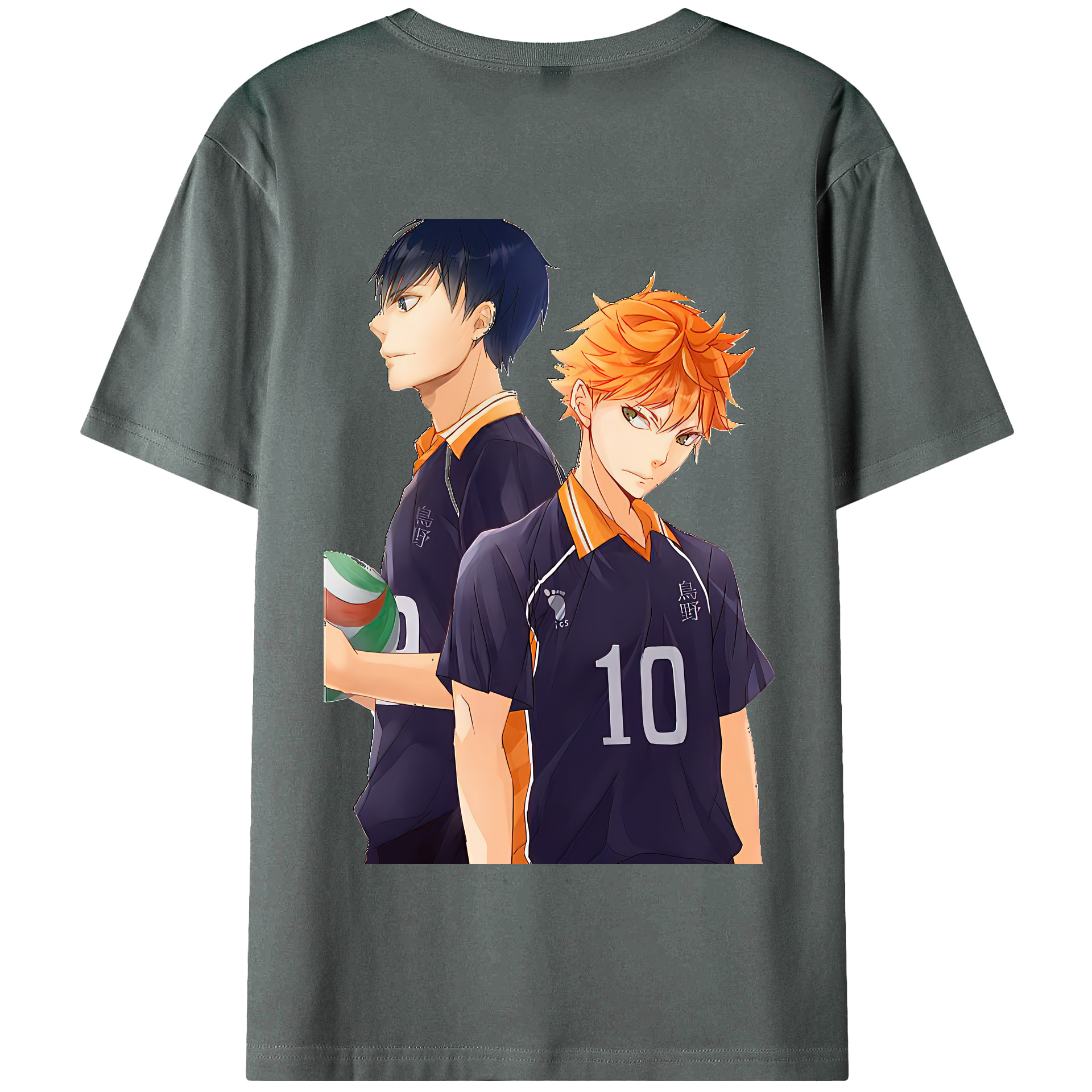 （画像用） ハイキュー!! Haikyu!! 綿100％半袖Tシャツ（背面プリント）
